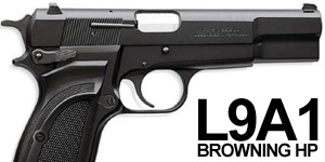 L9A1 HP Browning Pistol